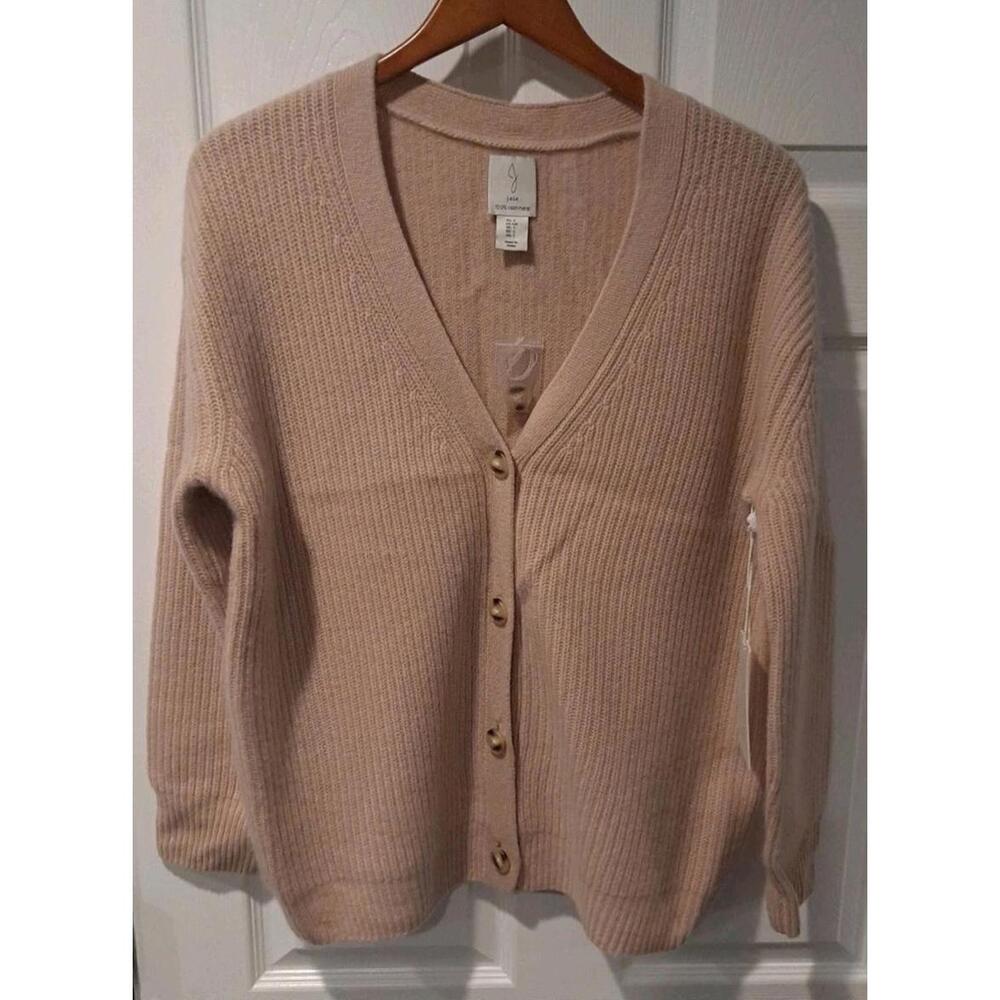 Joie Women's Cashmere Cardigan Sweater Size S Beige.